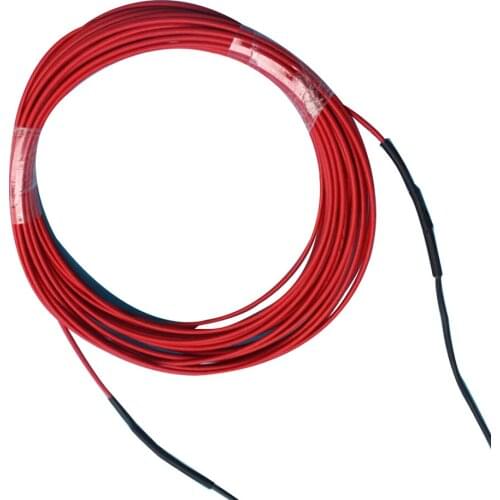 15M Underfloorr Heating Carbon Fiber Heating Wire 12k 100W Insulation Board Tatami Electri silicone Heating Line