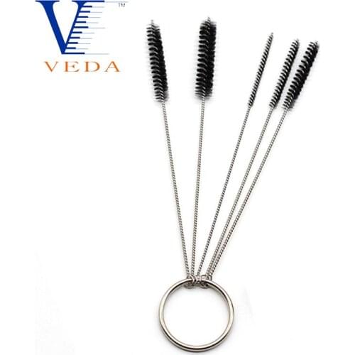 Durable Practical Nozzle Airbrush Stainless Steel Brush Repair Tool Assorted Cleaning Kit Spray Gun Cleaner Accessories