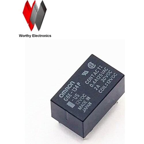 Wholesale 10pcs/lot relay G6E-134P-US-12VDC