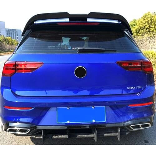 Applied to Volkswagen 8 Golf 8 High 8 + Second Generation Odinger Tail Top Wing Spoiler Modification