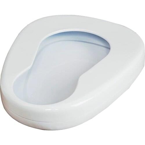 Portable Bedpan, Metal Smooth Contoured Bed Pan Seat Urinal Incontinence Aids Device for Bedridden Patient Home Health Care