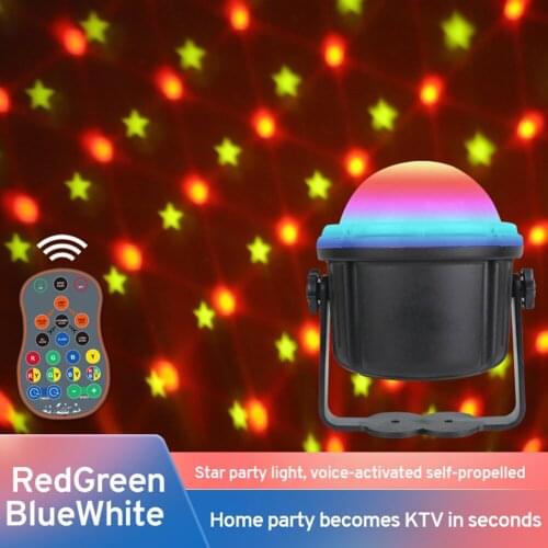 Rgb Crystal Magic Ball Ktv Party Car Usb Remote Control Suction Cup Colorful Rotating Disco Stage Light