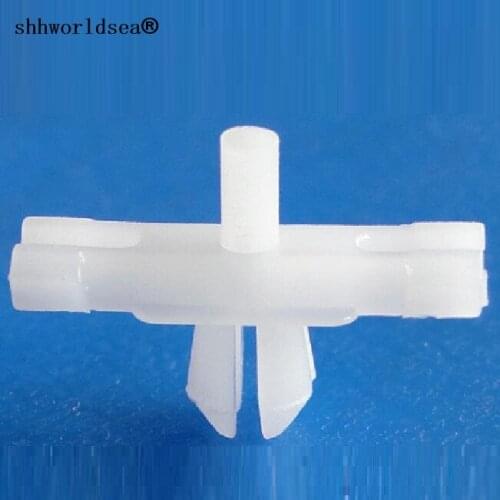 Shhworldsea car plastic clip and auto fasteners push type retainer 100pcs /lot