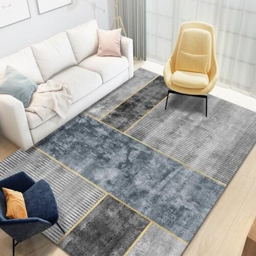 New modern minimalist living room carpet Living room coffee table sofa blanket Nordic minimalist home carpet area rug