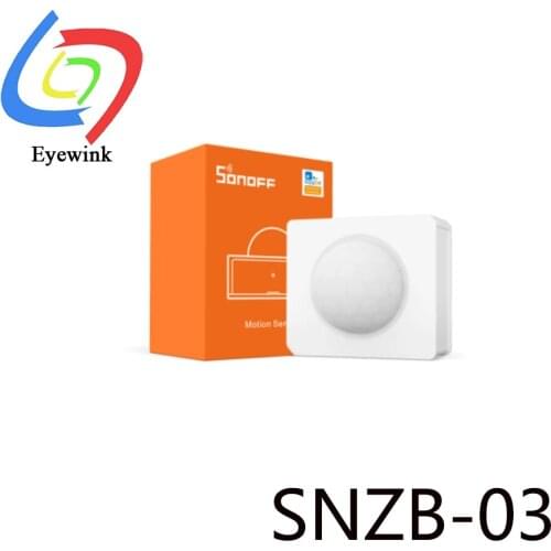 SNZB-03 ZigBee Motion Sensor Handy Smart Device Detect Motion Trigger Alarm Work with ZigBee Bridge via eWeLink APP IFTTT