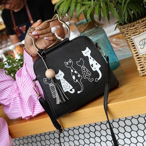 Cat Cartoon Waist Packs Fanny Bag For Women Small Fashion Messenger Bag Handbags For Women Crossbody Bags Shoulder Bag Femme