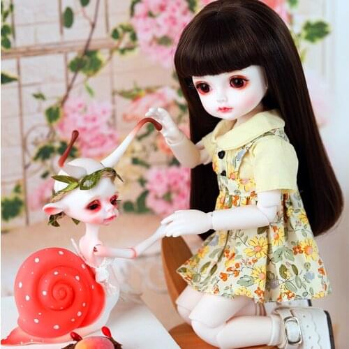 1/3 1/4 1/6 BJD Doll SD Clothes Fashion Yellow Toy Clothes Dress For Bjd Doll Dress
