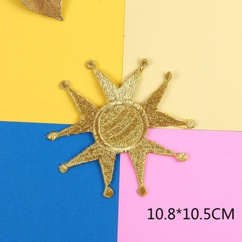 1PCS Gold national emblem of Russia Patches Snake Embroidery Patch DIY Patches For Clothing Applique Embroidery Patches