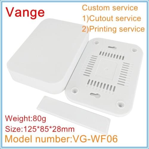 1pcs/lot electronic PCB junstion box 125*85*28mm ABS plastic mold shell instrument case for wifi device