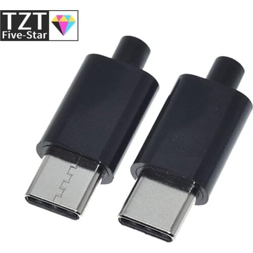 1Set Type-C Mirco USB Connectors Male Jack Tail Plug Electric Terminals Conector Case Phone
