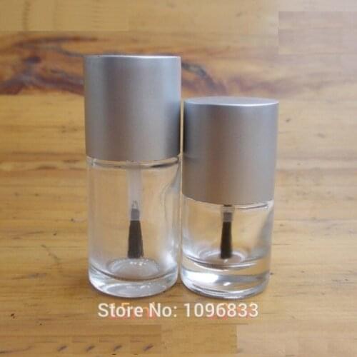 10ML Nail Enamel Glass Bottle with Brush, 10g Nail Polish Bottles, Nail Oil packing bottles, Manicure oil Bottle, 45pcs/Lot