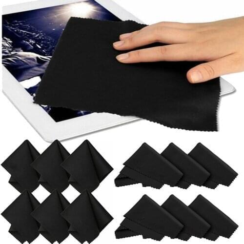 10 Pcs/Lots High Quality Glasses Cleaner 15*15 cm Microfiber Glasses Cleaning Cloth For Computer Lens Phone Screen Cleaning Wipe