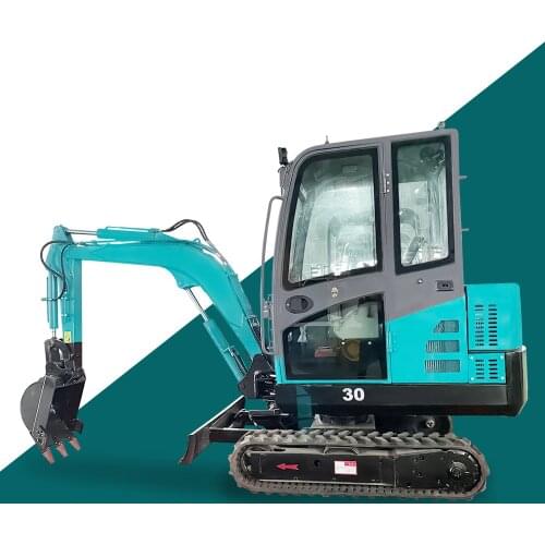 3 Ton Mini Excavator Digger With Closed Cabin China Factory Supply For Sale