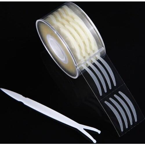 600 Pcs/box Invisible Thin/wide Double Eyelid Clear Adhesive Sticker Tape Big Eye S/L Skin Color Mesh Shape Eyelid Paste Tools