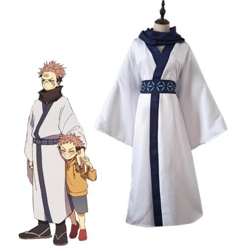 Anime Jujutsu Kaisen Ryomen Sukuna Cosplay Costumes Japanese Kimono for Halloween Christmas Party Masquerade Anime Shows