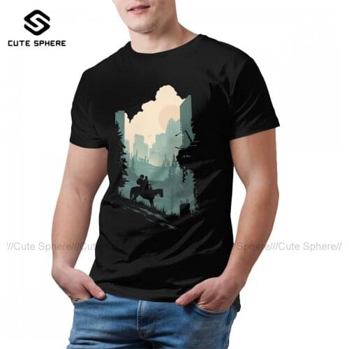 Last Of Us T-Shirt Basic Fashion 100 Cotton T Shirt Print Short Sleeve Tshirt Men Oversize