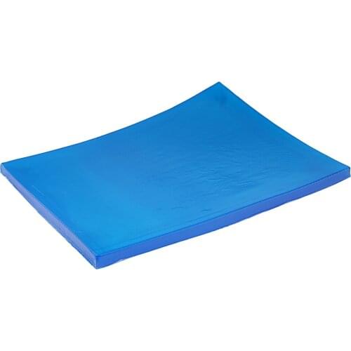 Motorcycle Seat Gel Pad Blue Shock Absorption Mats Cushion Seating 48x35x2cm