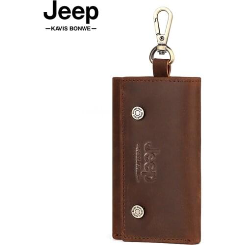 Genuine Leather Key Wallet Women Keychain Covers Coin Purse Men New Mini Walet Holder PORTFOLIO Housekeeper Luxury Brand 2020