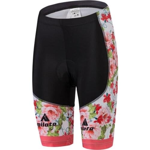 MILOTO summer New Women Cycling BIB Shorts Bicycle Mountain Riding equipment Bike Sport Tights Shorts 3D Padded free shipping