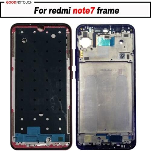 Original For xiaomi redmi note 7 Front Bezel Frame Faceplate Housing Case with back cover For redmi note7 back cover
