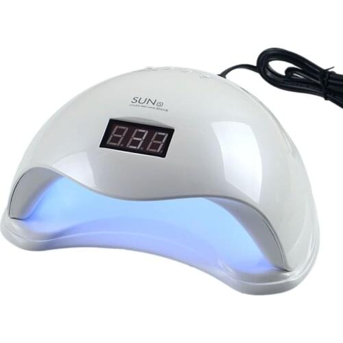 SUN5 Professional 48W Led UV Nail Dryer Lamp Auto Sensor Double Light with 10s/30s/60s Timer Nail Curing Polish Art Tool