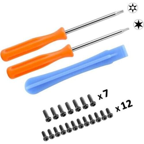 Opening Disassemble Repair Parts Tools Kit T8 T6 Screwdriver with Screws for XBOX ONE /S Slim ones/ Elite Gamepad Controller