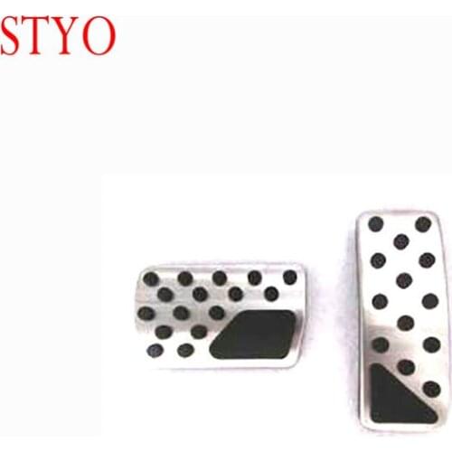 STYO for 2009-2019 Jeep Grand Cherokee Gas Brake Foot Pedal Pad Cover AT pedal