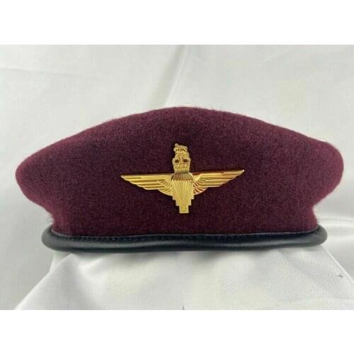 Tomwang2012. Parachute Regiment Red Devils WWII UK Army British Golden Badge Beret Military