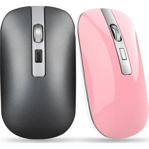 Ultra-thin mute wireless Bluetooth mouse dual-mode rechargeable wireless mouse company custom mouse wireless mouse new