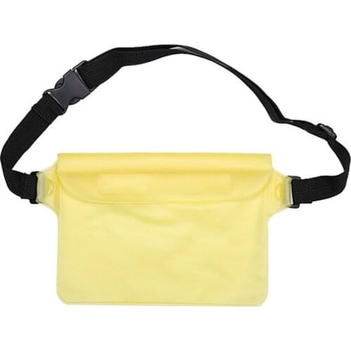 Waterproof Swimming Bag Ski Drift Diving Shoulder Waist Pack Bag Underwater Mobile Phone Bags Case Cover For Beach Boat Sports