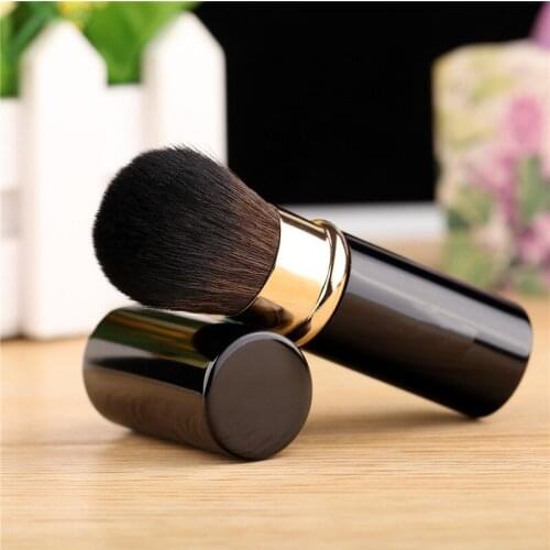 1pcs Retractable Makeup Brushes Powder Foundation Blending Blush Face Kabuki Brush Maquiagem Make up Cosmetic Tools