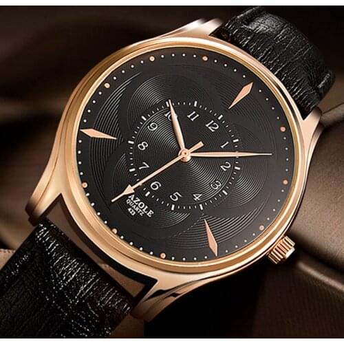 YAZOLE Hot Fashion Large Special Visual Design Arabic Numeral Dial Life Water Resistant Durable Quartz Movement Men Watch 423