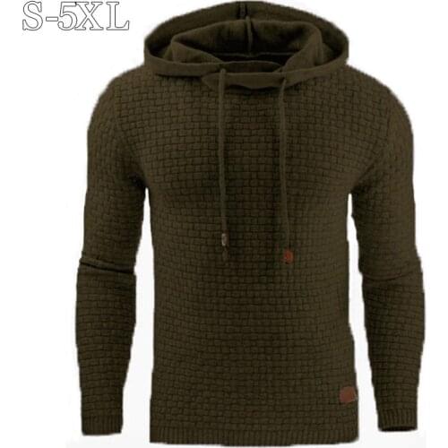 Hoodies Men 2018Brand Male Long Sleeve Solid Hooded Sweatshirt Mens Hoodie Tracksuit Sweat Homme Casual Streetwear Plus Size 5XL