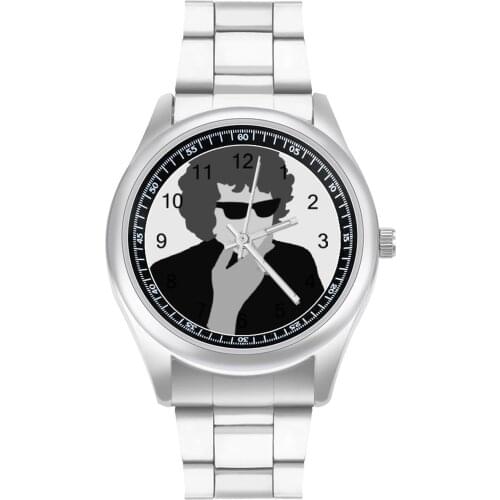 Bob Dylan Quartz Watch Spring Aesthetic Wrist Watch Steel Design Design Girl Wristwatch
