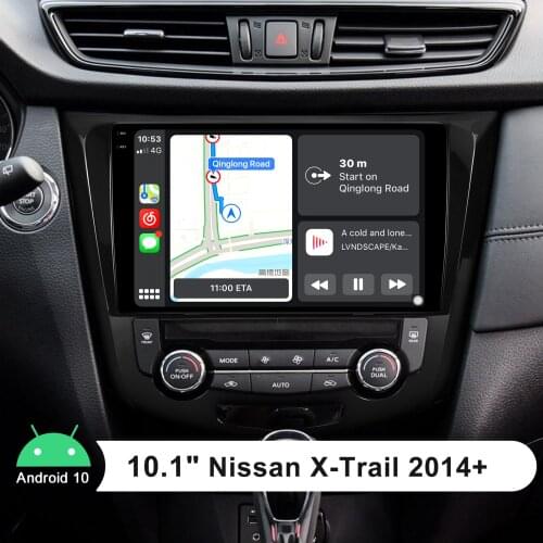 10.1 Inch Touch Screen 1280*800 Octa Core Car Radio Bluetooth With GPS And Rear Camera Android 10.0 For Nissan X-Trail 2014