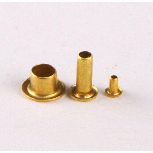 100PCS Hollow Metal Copper Rivet / Copper Pieces M0.9*2M GB875