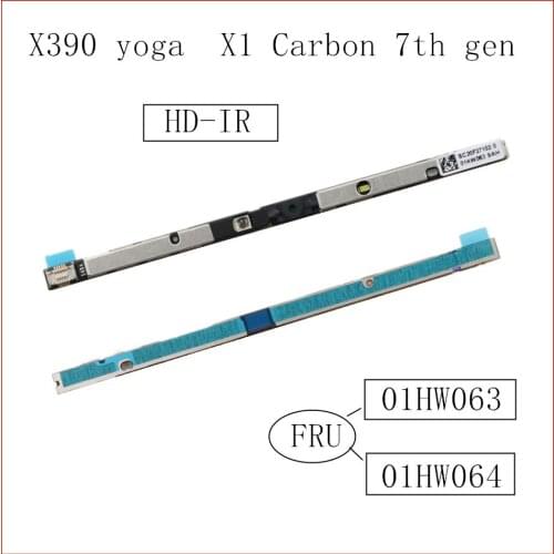 New For Lenovo Thinkpad X390 Yoga X1 Carbon 7th Gen HD+IR Front Camera FRU 01HW063 01HW064