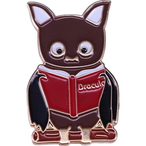 Dracula Baby Vampire Bat Hard Enamel Pin