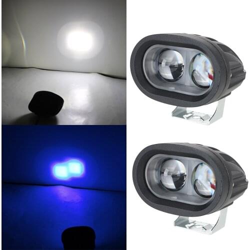 DC9-80V For Car Truck Motorbike Spotlight Motorcycle Headlights Lamp 20W Car Fog Lamp 4D len LED Work Light 2000Lm