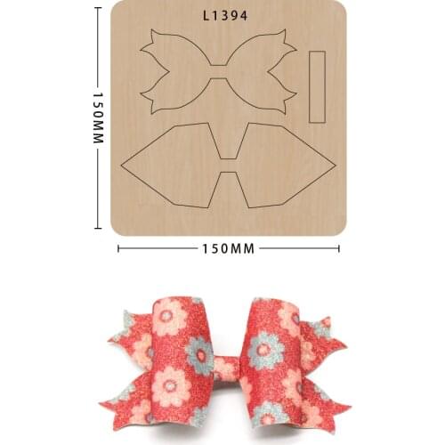 Wood Mold Bowknot Knife Molds Bow-knot Scrapbook Handmade New Slimline Metal Card Cutting Dies Suitable For Big Shot Machines