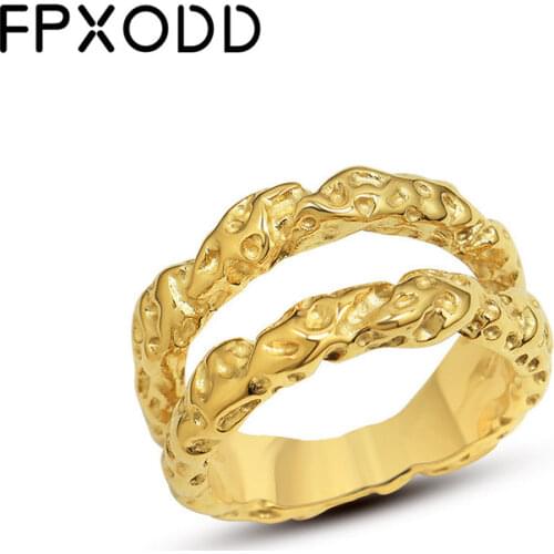 Женские золотые кольца FPXODD China At AliExpress