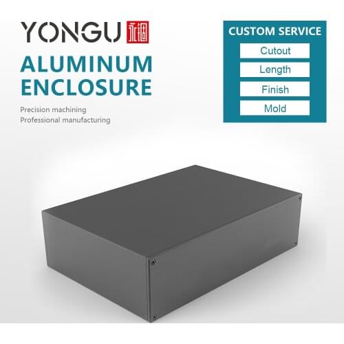 H41 256W70.2H mm/10.07''x2.76'' Aluminum equipment brush combined chassis /aluminum extrusion enclosure