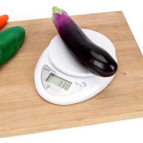 Kitchen Scales LCD Digital Scale Electronic Balance Measuring Weight Kitchen Accessory Food Scales Steelyard 5000g/1g 1000g/0.1g