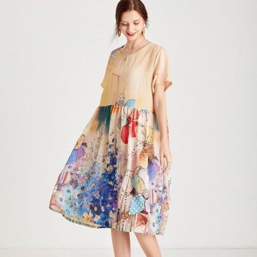 LiaoShiKeerQiaoWa Summer Short Sleeve Dresses