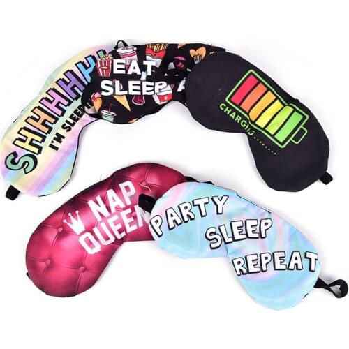 3D Eye Mask Sleep Mask Rest Travel Relax Sleeping Aid Blindfold Cover Eye Care Tool Patch Mask Case Sleep Rest Women Girls