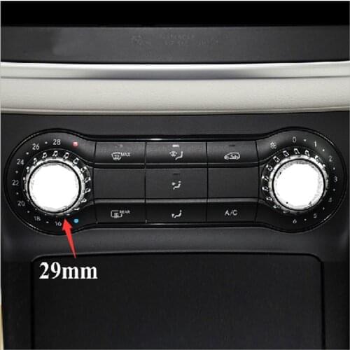 Aluminum Car Key Sticker Car Center Control Sticker for Mercedes Benz AMG W117 Cla45 W205 C63 W212 E63 W207 W176 A45 Car Styling