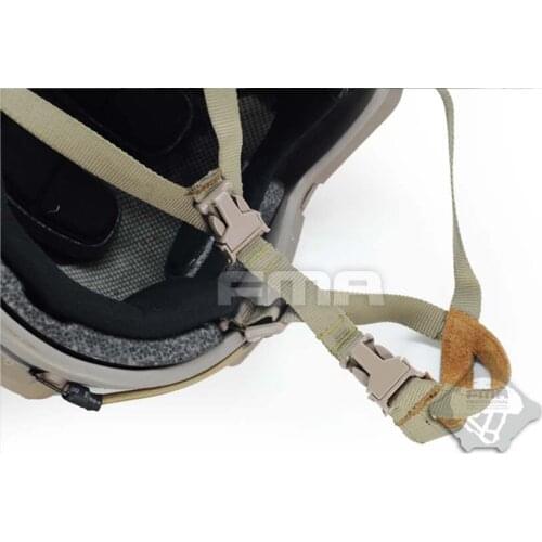 New Outdoor FMA Helmet Strap Bump Maritime MICH Helmet Chin Extender Strap BK/DE