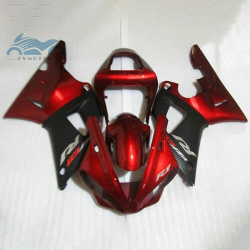 Upgrade your fairings Kit Fit for YAMAHA YZF R1 2000 2001 YZFR1 00 01 ABS plastic fullset motorcycle fairing red black bodywork