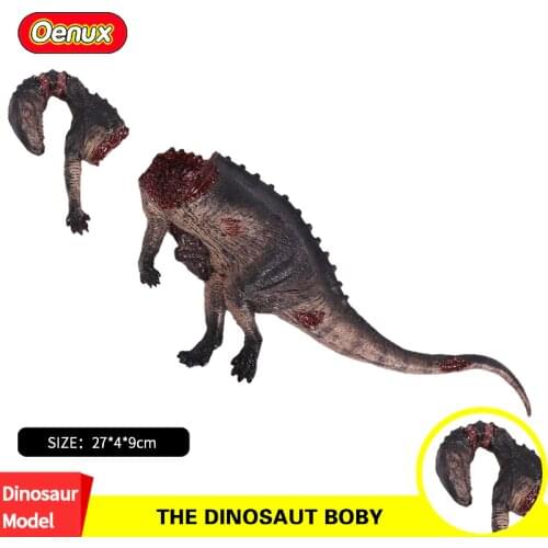 Oenux Dinosaur Corpse Body Model Action Figure Jurassic Animals Brinquedo Pvc Static Educational Toy Kids Birthday For Boy Gift