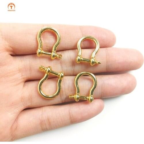 5pcs Concise U Pendant U Shape Pendants Minimalist U Shape Charms Dainty Pendant Necklaces For Women Minimalist Jewelry Making